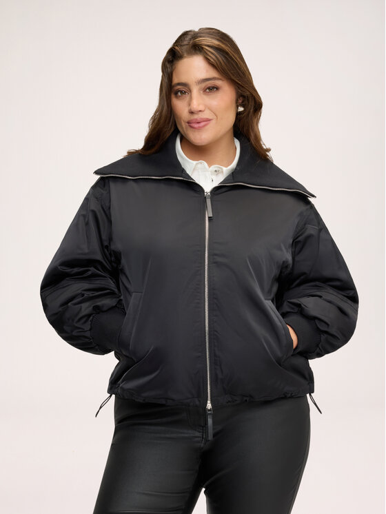 Fiorella Rubino Fiorella Rubino Giubbotto piumino F030L000069N033 Nero Over Fit