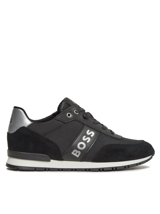 Sneakers Boss J29347 S Negru