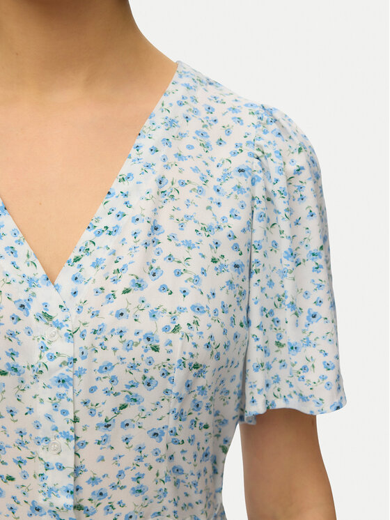 Vero Moda Vero Moda Letní šaty Alba 10292845 Bílá Regular Fit