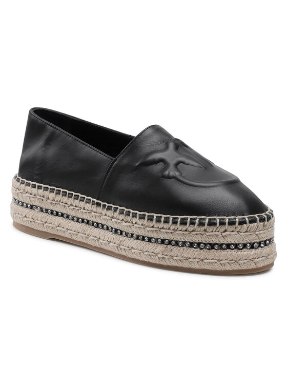 PINKO Pinko Espadrile Julian 1 Scarpa PE 21 BLKS1 1P229U Y69D Črna