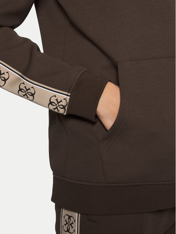 Guess Guess Majica dugih rukava Z2YQ10 KB3P2 Smeđa Regular Fit