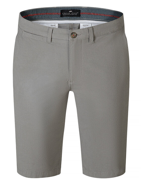 Cross Jeans Cross Jeans Szorty materiałowe A 565-281 Szary Chino Fit