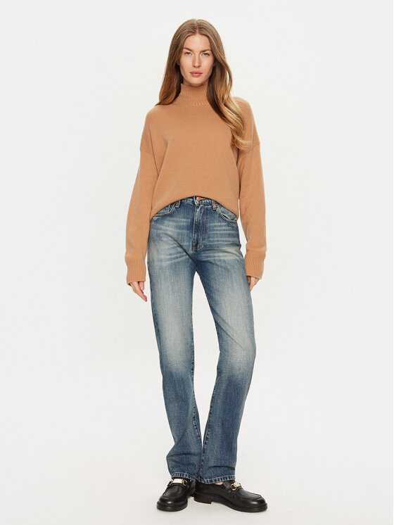 ViCOLO ViCOLO Pulover 77011S Rjava Regular Fit