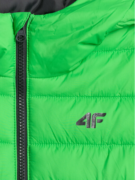 4F 4F Kamizelka OUTERWEAR Zielony Regular Fit