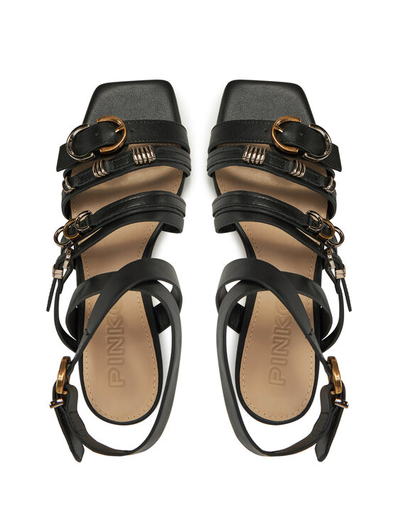 PINKO PINKO Sandały Marli 08 SD0317 P001 Czarny