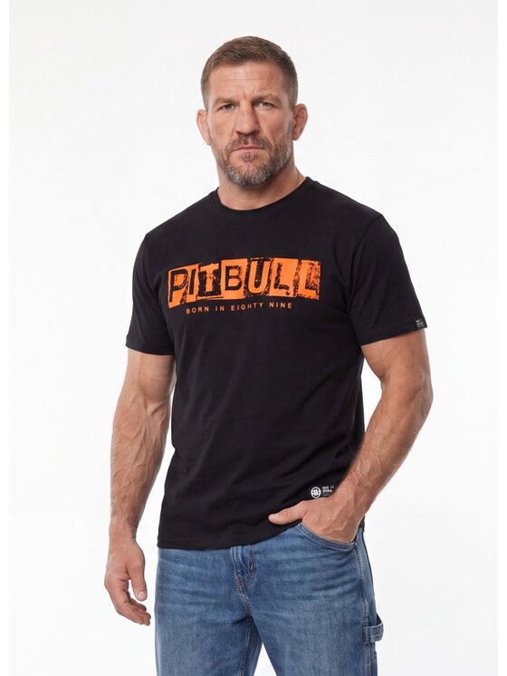 PITBULL PITBULL T-Shirt BLACKY Czarny Regular Fit