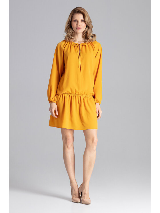 FIGLFIGL Vestito M661 Giallo Regular Fit