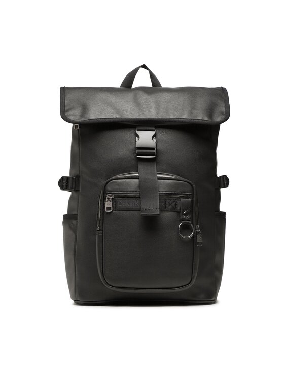 Calvin Klein Jeans Calvin Klein Jeans Rucksack Ultralight Roll Top Bp45 Pu K50K510500 Schwarz