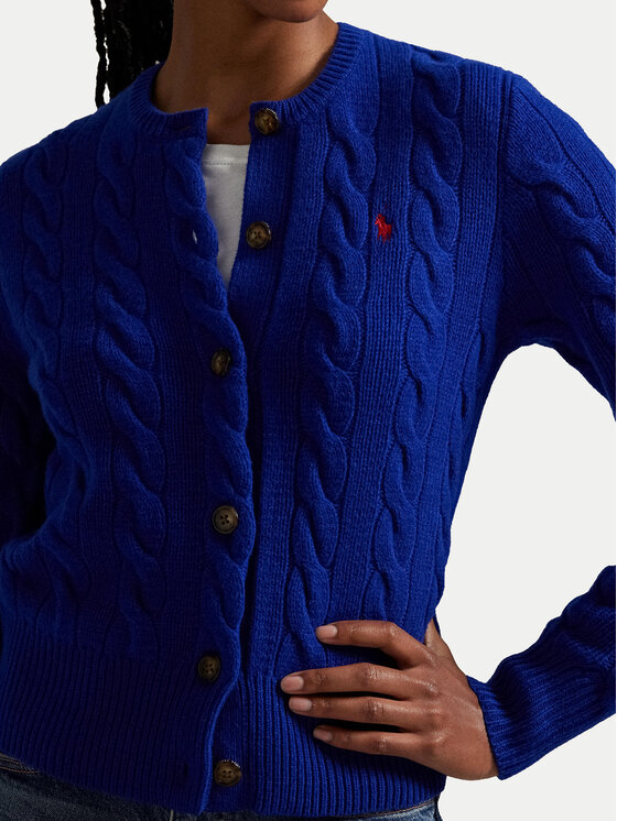 Polo Ralph Lauren Polo Ralph Lauren Kardigan 211972104010 Plava Slim Fit