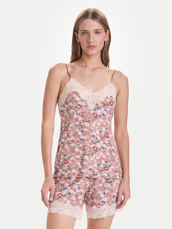 United Colors Of Benetton United Colors Of Benetton Сорочка-піжама 3RKC3H00L Бежевий Regular Fit