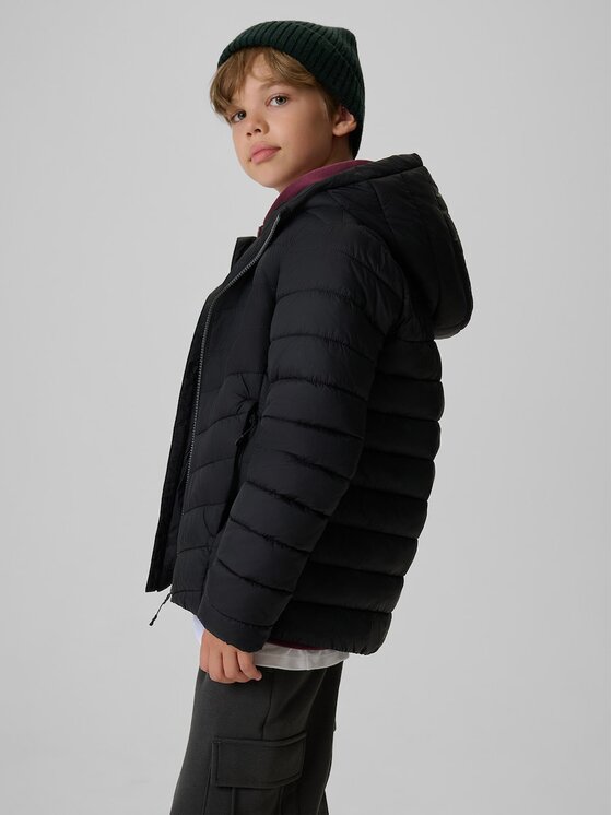 4F 4F Kurtka puchowa 4FJRAW26TDJAM1057-20S Czarny Regular Fit