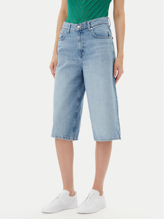 ONLY ONLY Džínové šortky Hope 15344292 Modrá Loose Fit