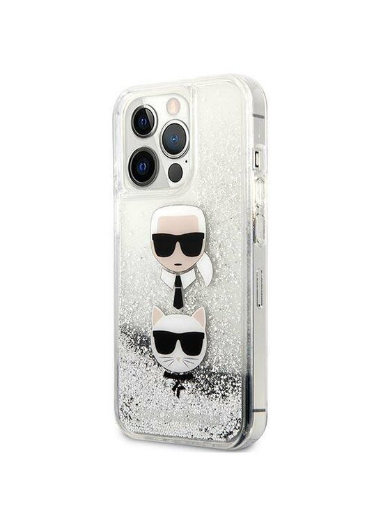 KARL LAGERFELD KARL LAGERFELD Etui na telefon Liquid Glitter Gatsby Czarny