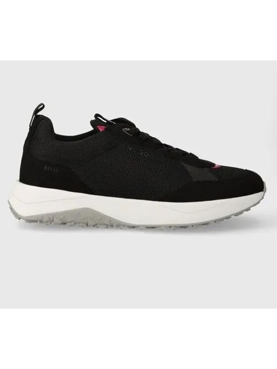 HUGO Hugo Sneakersy Kane_Runn_meth Černá