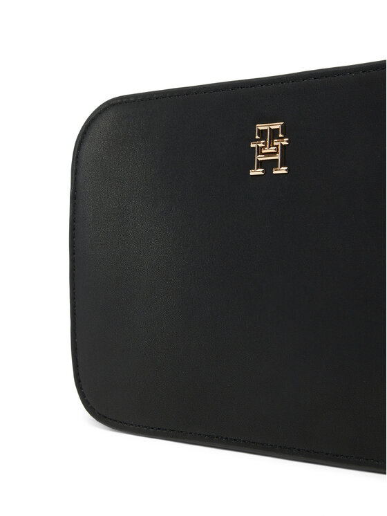 Tommy Hilfiger Tommy Hilfiger Handtasche Th Logotape Camera Bag AW0AW17229 Schwarz