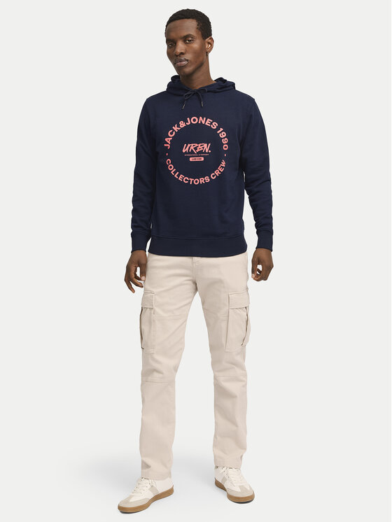 Jack&Jones Jack&Jones Pulóver Simon 12269353 Sötétkék Standard Fit