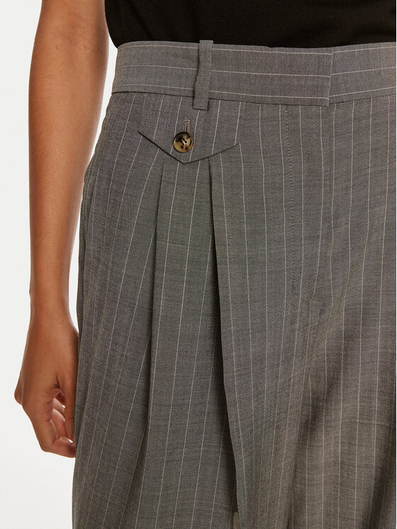 BOSS Boss Bavlnené nohavice Tetiama 50525850 Sivá Relaxed Fit