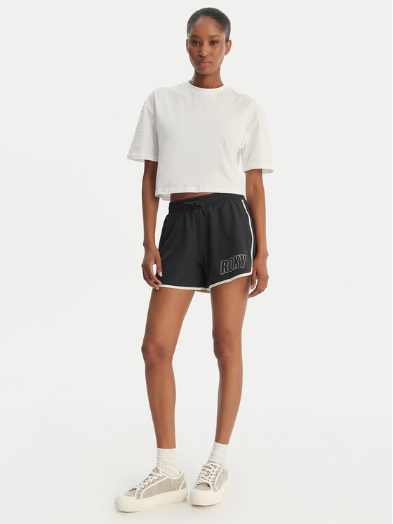 Roxy Roxy Szorty sportowe Everyday Flow ERJNS03530 Czarny Regular Fit