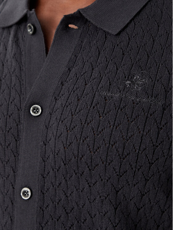 Beverly Hills Polo Club Beverly Hills Polo Club Srajca M7608-HR Mornarsko modra Regular Fit