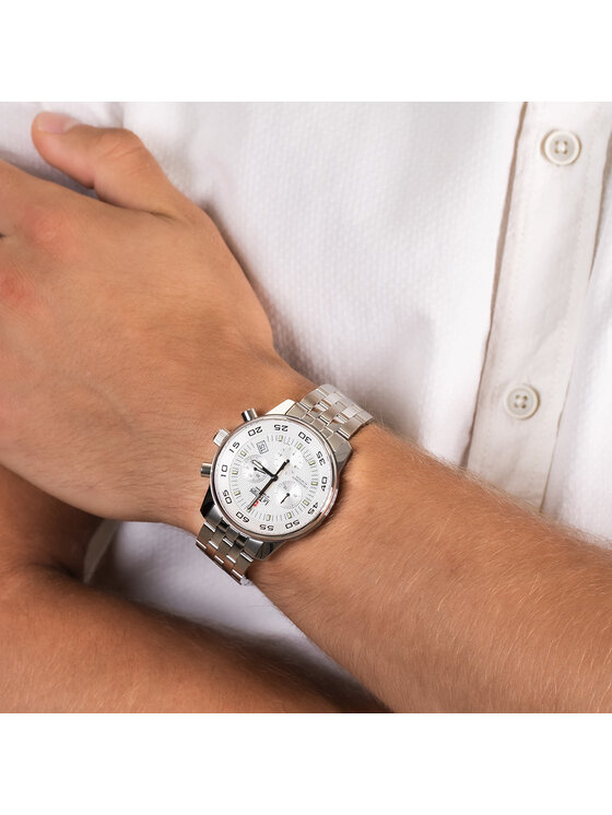 Le Temps Le Temps Zegarek LT1066.21BS01 Srebrny