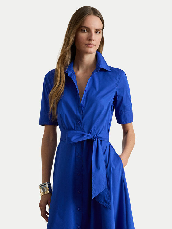 LAUREN RALPH LAUREN LAUREN RALPH LAUREN Rochie tip cămașă 200748950020 Albastru Regular Fit