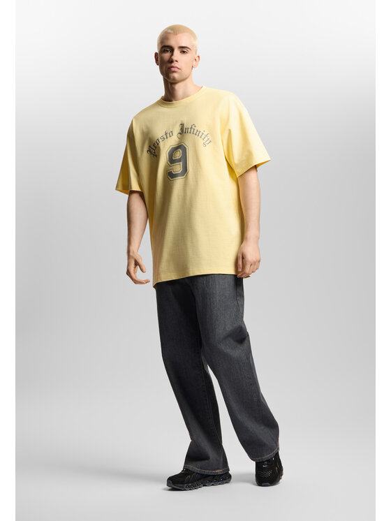 PROSTO. PROSTO. T-Shirt Nine KL261MTEE1062 Żółty Oversize