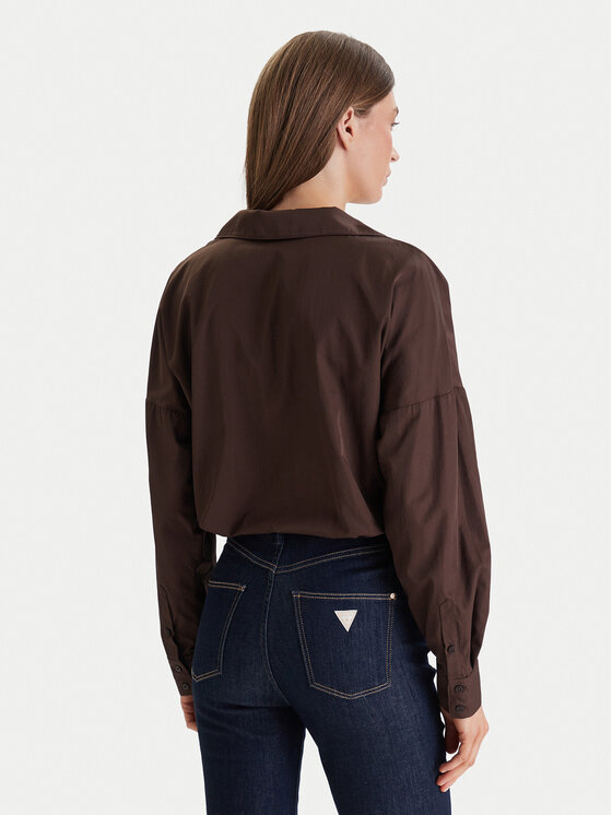 Guess Guess Боді W6RH61 WJ782 Коричневий Regular Fit