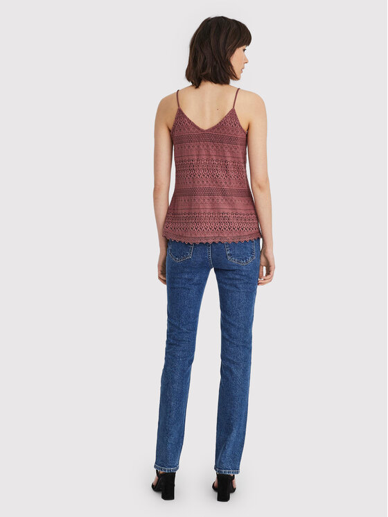Vero Moda Vero Moda Top Honey 10190150 Bordoopunane Regular Fit