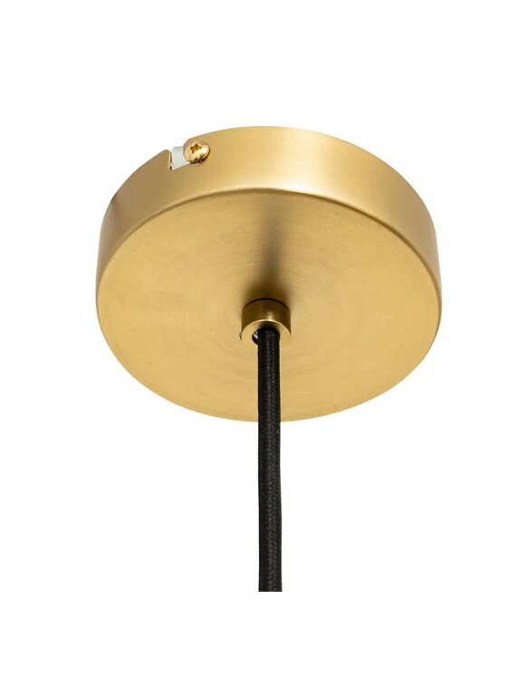 MIAhome MIAhome Lampa wisząca, metalowa, złota Rosie Złoty