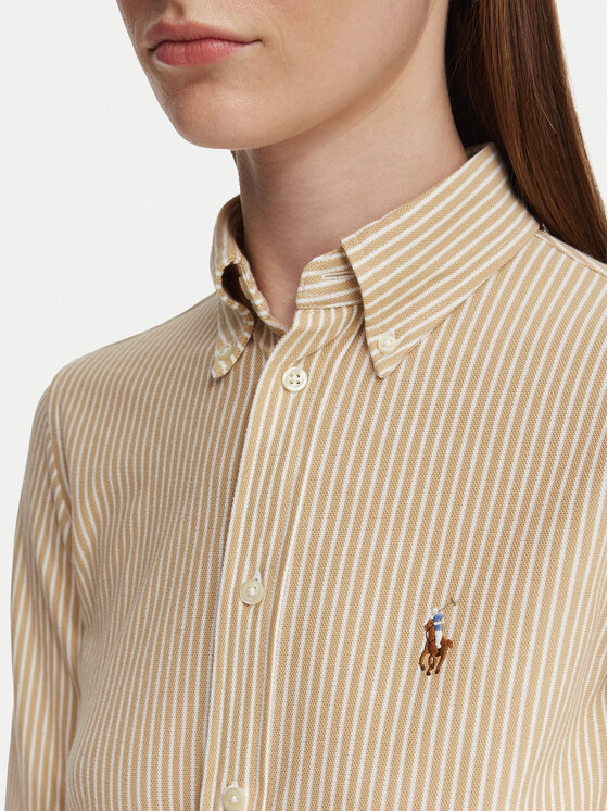 Polo Ralph Lauren Polo Ralph Lauren Πουκάμισο 211910131504 Μπεζ Regular Fit