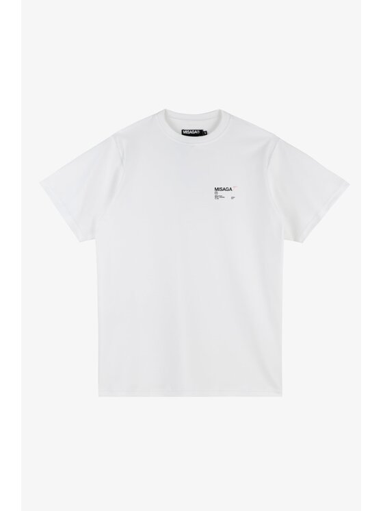 Misaga Misaga T-Shirt Brunch T-Shirt Biały Relaxed Fit
