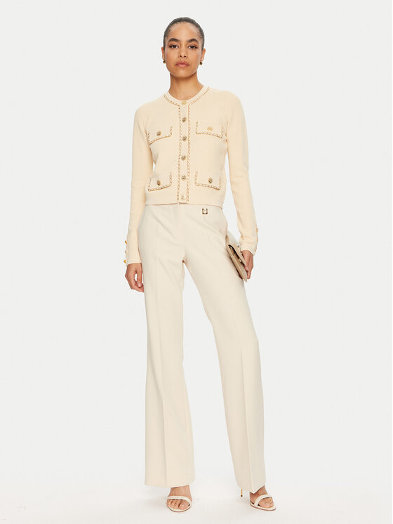 Elisabetta Franchi Cardigan MK-63B-46E2-V400 Beige Regular