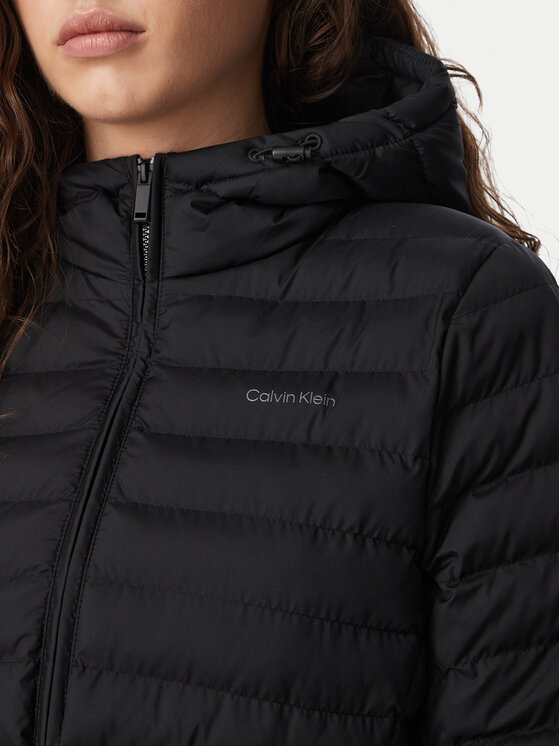Calvin Klein Calvin Klein Μπουφάν μεταβατικό LV044G504G Μαύρο Regular Fit