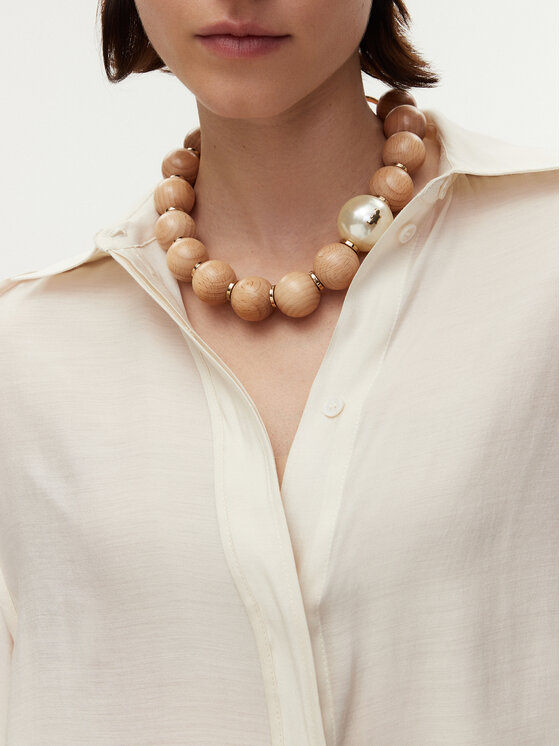 Weekend Max Mara Weekend Max Mara Naszyjnik Vodka 2515751045650 Beżowy