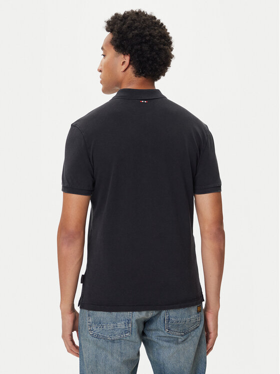 Napapijri Napapijri Polo Elbas NP0A4GDL Czarny Regular Fit