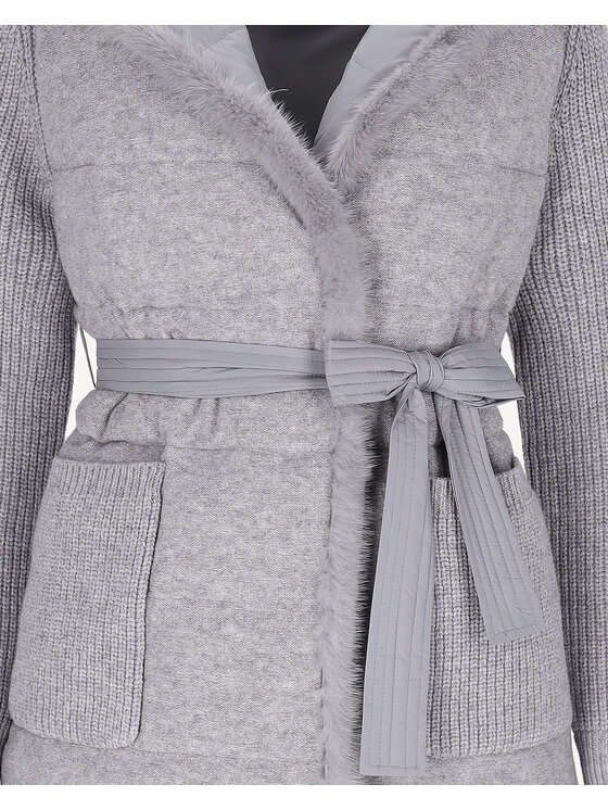 Castellani Castellani Kurtka zimowa Kurtka Aspen Szary Regular Fit