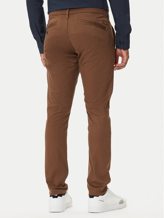 G-Star Raw G-Star Raw Chino nohavice Chino 3.0 D25179-C105 Hnedá Skinny Fit