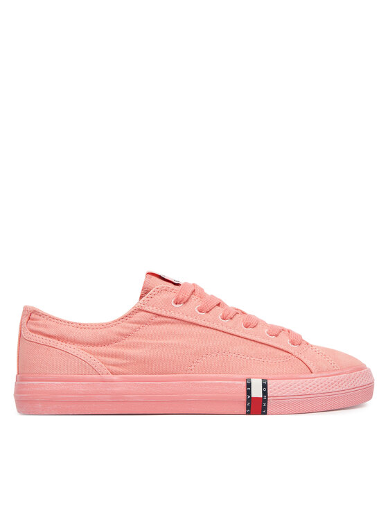 Tommy Jeans Teniși Archive Vulc Y2K Washed Canvas EN0EN02957 Roz