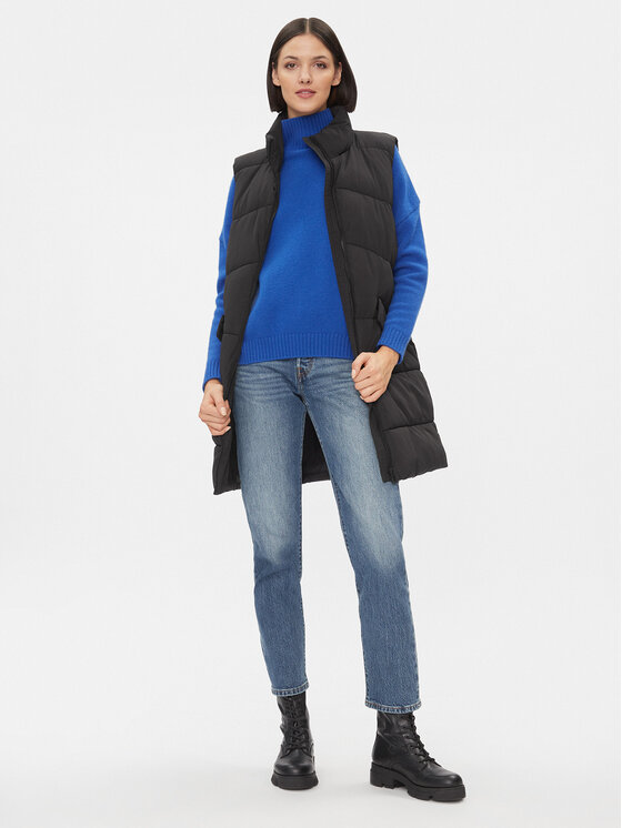 ONLY ONLY Αμάνικο Μπουφάν 15274066 Μαύρο Regular Fit