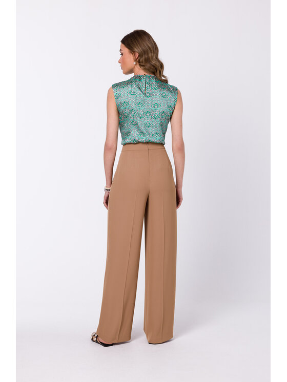Stylove Stylove Dámske nohavice S331 Béžová Regular Fit
