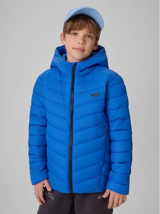 4F 4F Kurtka puchowa OUTERWEAR Niebieski Regular Fit
