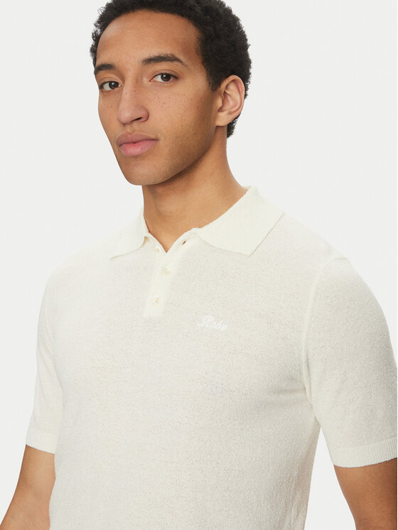 Robe di Kappa Robe di Kappa Poloshirt Robe Giovani 65121IW Écru Regular Fit