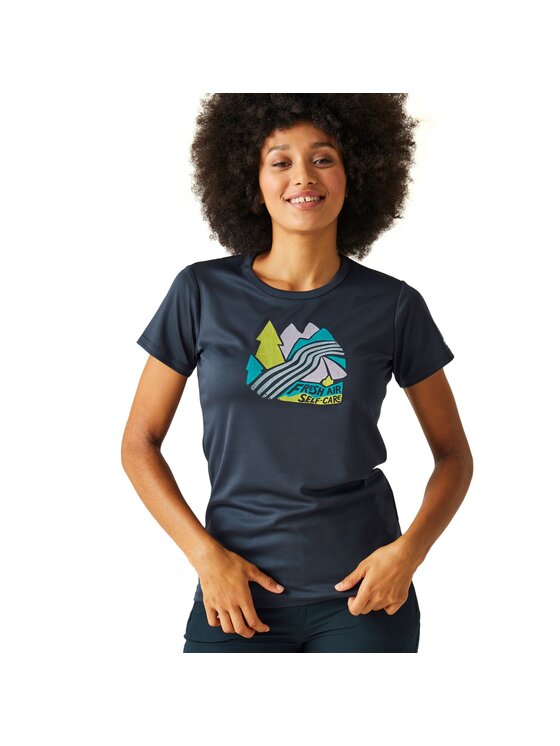Regatta Regatta T-Shirt RG9827 Granatowy Short Fit