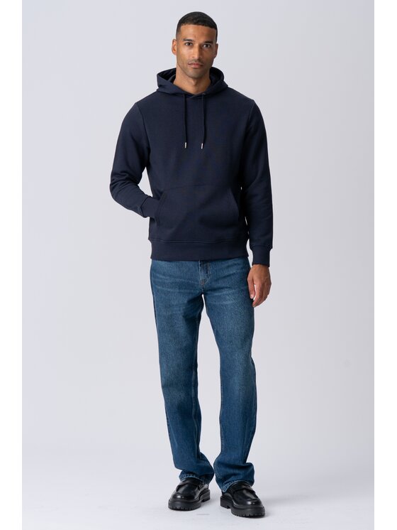 TeeShoppen TeeShoppen Bluza 'Basic Collection' Granatowy Regular Fit