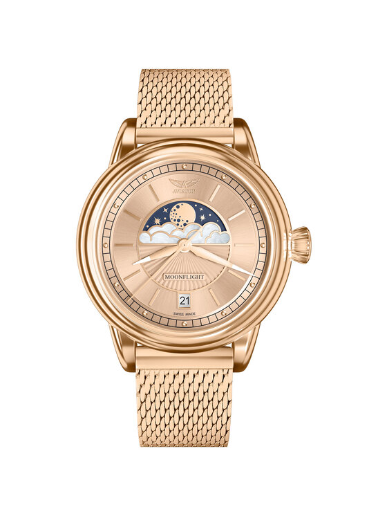 Aviator Aviator Orologio V.1.33.2.260.5 Oro rosa