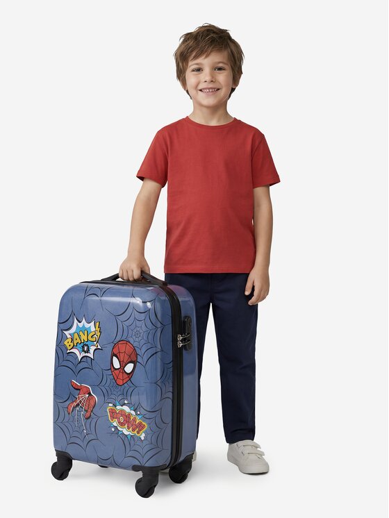 Spiderman Ultimate Spiderman Ultimate Дитяча валіза CEO-ACCCS-SS26-308SPRMV Голубий