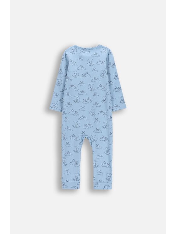 Coccodrillo Coccodrillo Pajac WC6404206PJS-014 Niebieski Regular Fit
