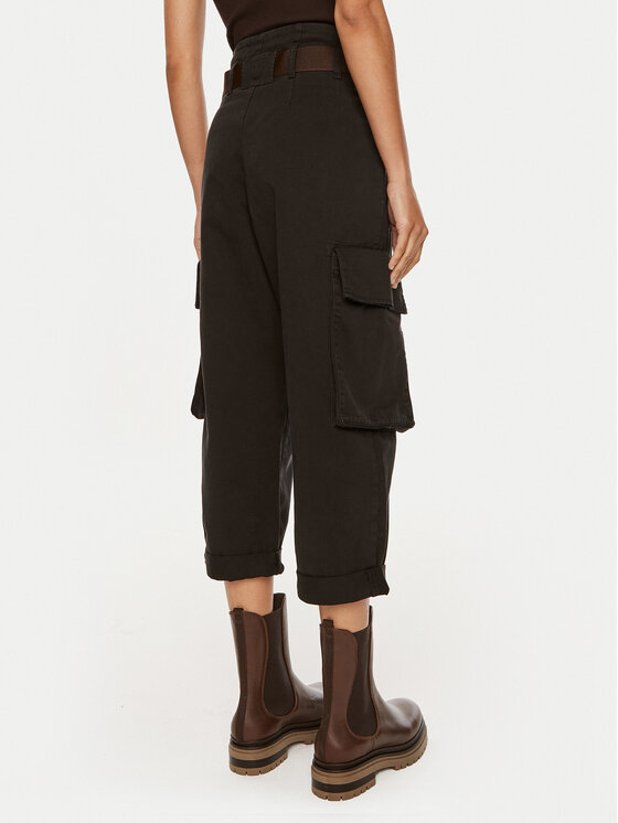 PINKO Pinko Spodnie cargo Ronfare 101840 A21C Czarny Regular Fit