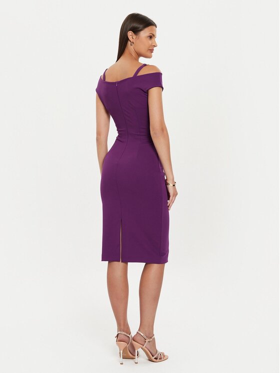 Rinascimento Rinascimento Kokteiļkleita CFC0119770003 Violets Regular Fit