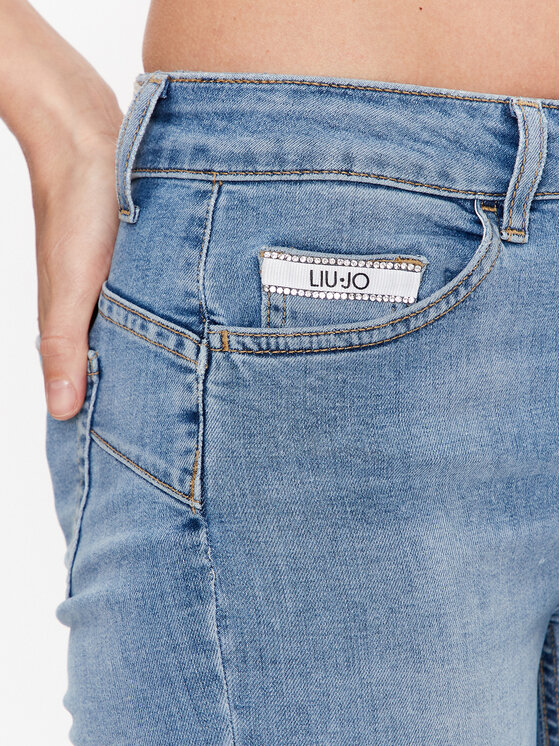 Liu Jo Liu Jo Traperice UA3013 DS004 Plava Skinny Fit
